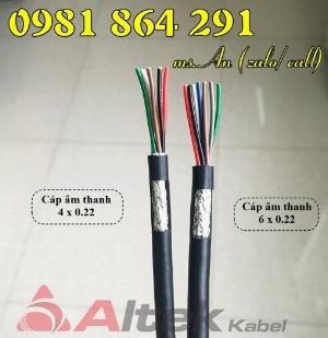 Cáp tín hiệu Altek Kabel 2,4,6,8 lõi tiết diện 0.22mm2 giá tốt