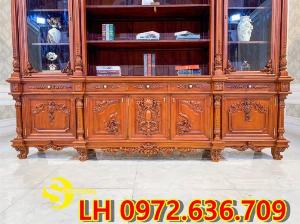 Tủ rượu/ Tủ Sách/ Tủ Trang Trí Tân Cổ Điển Siêu VIP