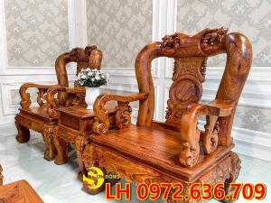 Bộ ghế Vip vân mơn mởn cột 14 tìm đại gia rinh về