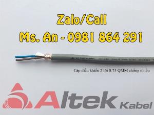 Sẵn kho số lượng lớn cáp điều khiển 2 lõi CT500,SH500 tiết diện 0.5 đến 1.5mm2