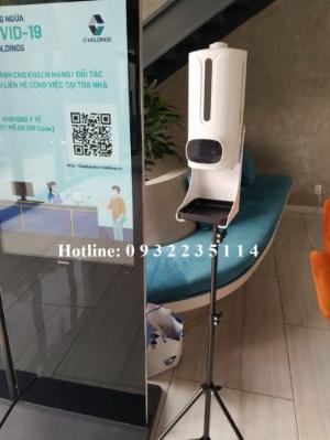 Máy đo thân nhiệt tích hợp rửa tay sát khuẩn K9