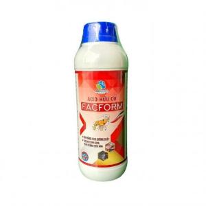 FACFORM Acid hữu cơ: Cân bằng acid đường ruột. Loại bỏ phân lỏng, phân trắng trên tôm