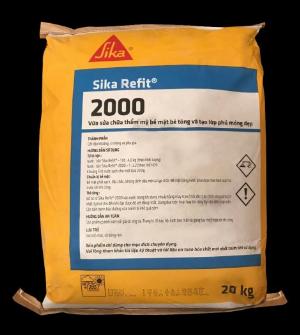 Vữa sửa chữa thẩm mỹ bề mặt bê tông - SIKA THẾ VŨ - Sika Refit 2000 (Bao 20kg)
