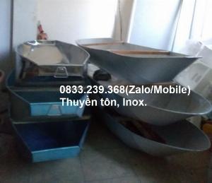Thuyền tôn, thuyền inox 2 người đi câu cá.