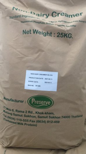 Bột kem béo trà sữa 25kg