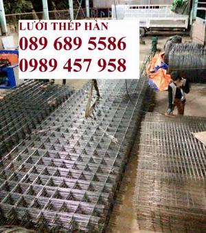 Lưới thép hàn chập phi 5 ô 150x150, Thép hàn phi 8 a 200x200, D8 a 200x200, E8
