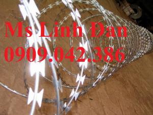 Dây thép gai hình dao Đk 45. 60.80cm lưới thép Nam Định