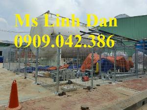 Lưới hàng rào sơn tĩnh điện phi 5 ô 75x200, hàng rào mạ kẽm nhúng nóng ô 75x200