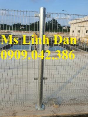 Lưới hàng rào sơn tĩnh điện phi 5 ô 75x200, hàng rào mạ kẽm nhúng nóng ô 75x200