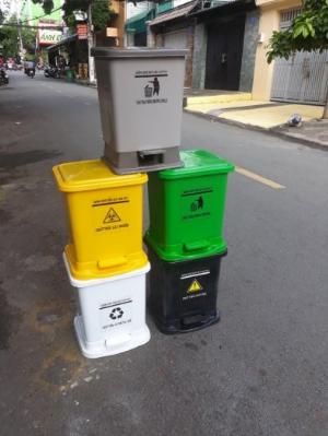 Thùng rác y tế đạp chân 25 lít