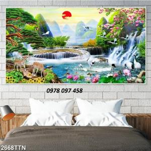 Tranh gạch - phong cảnh đẹp 3D