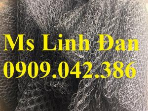 Nhà máy làm rọ đá mạ kẽm 1x1x2m, Rọ đá bọc chống sạt lở 2x1x0,5m