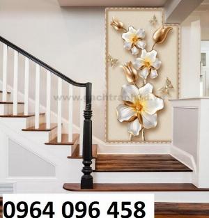 Tranh gạch 3d hoa ngọc - 54SM