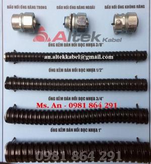 Sẵn kho ống ruột gà lõi thép ¾ inch, đường kính ngoài 24mm, đường kính trong 19mm