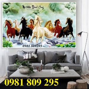 Gạch tranh 3d ngựa - tranh mã đáo phong thủy
