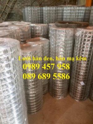 Chuyên Lưới thép đen D3 ô 50x50, 100x100, Lưới mạ kẽm hàng rào D4 200x200