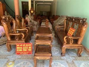 Bộ Bàn Ghế Minh Đào Gỗ Mun nam phi