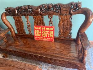 Bộ Bàn Ghế Minh Đào Gỗ Mun nam phi