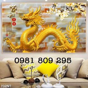 Tranh gạch men - tranh rồng phong thủy
