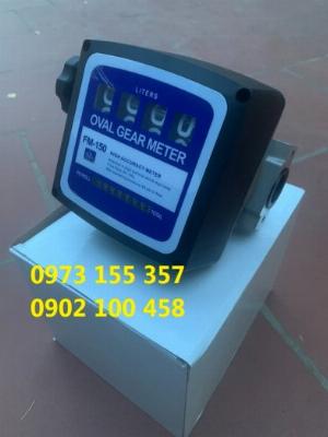 Đồng hồ đo dầu FM-150﻿,đồng hồ đo dầu oval FM150,đồng hồ đo lưu lượng dầu hiển thị cơ