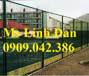 Lưới thép hàng rào mạ kẽm sơn tĩnh điện phi 4 a50x150