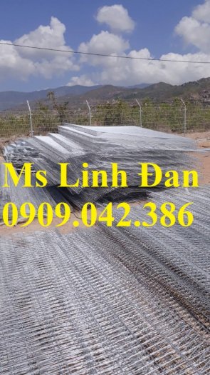 Lưới thép hàng rào mạ kẽm gập 2 đầu