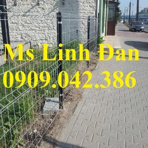 Hàng rào lưới thép sơn tĩnh điện chấn sóng