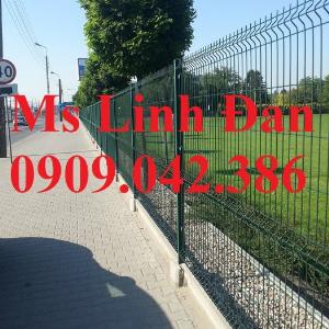 Hàng rào lưới thép sơn tĩnh điện chấn sóng