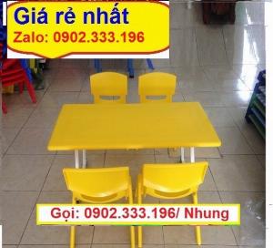 Cung cấp bàn ghế mầm non giá rẻ, bàn ghế mẫu giáo giá rẻ