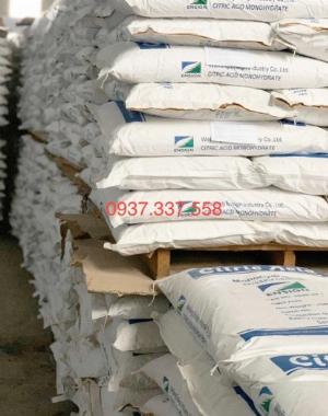 Acid citric monohydrate C6H8O7.H2O 99,5%, Trung Quốc, 25kg/bao