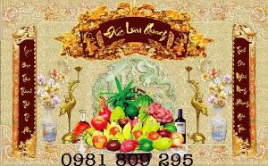 Tranh gạch men - tranh bàn thờ - gạch 3d HMJ8