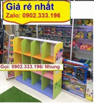 Bán tủ để cặp mầm non, tủ để balo mầm non, tủ nhựa để cặp mầm non