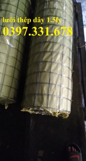 Nơi mua lưới thép hàn mạ kẽm D1.5ly ô 75x75mm giá tốt giao hàng toàn quốc