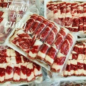 Ba chỉ bò Mỹ khay 500 gram