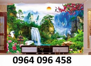 Tranh gạch men 3d phong cảnh thiên nhiên - 66XP