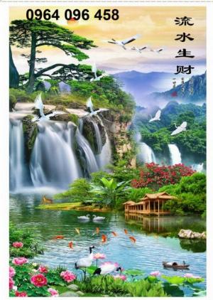 Tranh 3d phong cảnh - tranh gạch 3d phong cảnh - KMK6