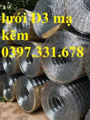 Lưới thép hàn mạ kẽm phi 3, phi 4, phi 5 mới 100%