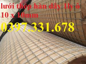Lưới thép hàn mạ kẽm phi 3, phi 4, phi 5 mới 100%