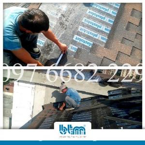 Ngói làm từ nhựa bitum ép đá tự nhiên bề mặt