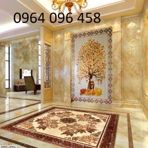Tranh cây kim tiền - tranh gạch 3d cây kim tiền - CZ3
