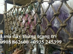 Lưới Đan Bằng Dây Thừng Trang Trí