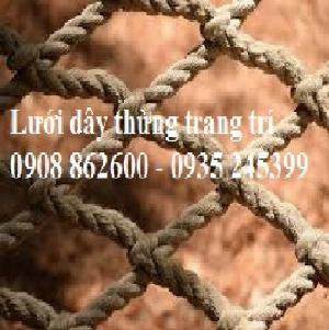 Lưới Đan Bằng Dây Thừng Trang Trí