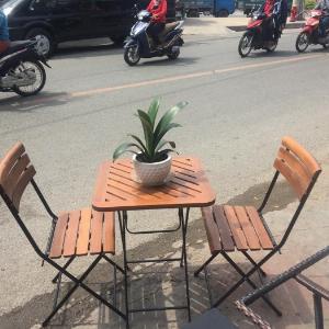 Bộ bàn ghế xếp cafe sân vườn giá tại xưởng.