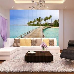 Tranh cảnh biển - tranh gạch 3d cảnh biển - 656XP