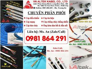 Cáp điều khiển 5 lõi 5x0.5, dây tín hiệu 5 lõi 5x0.5 chống nhiễu Altek Kabel