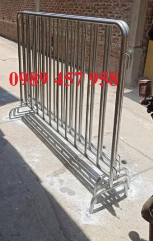 Hàng rào di động có bánh xe, hàng rào di động inox304, Hàng rào phản quang