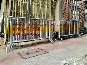 Hàng rào di động có bánh xe, hàng rào di động inox304, Hàng rào phản quang