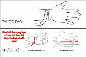 Lắc tay pha lê hạt bánh cam trắng xinh xinh