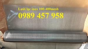 Lưới inox316 chống muỗi, lưới inox304 dây 0,5ly ô 5x5, 80mesh tới 180mesh