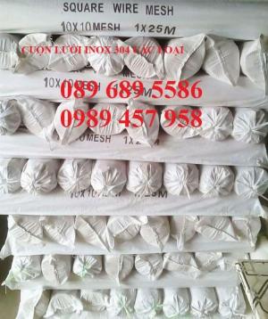 Lưới inox316 chống muỗi, Lưới inox304 dây 0,5ly ô 5x5, 80mesh, 100mesh